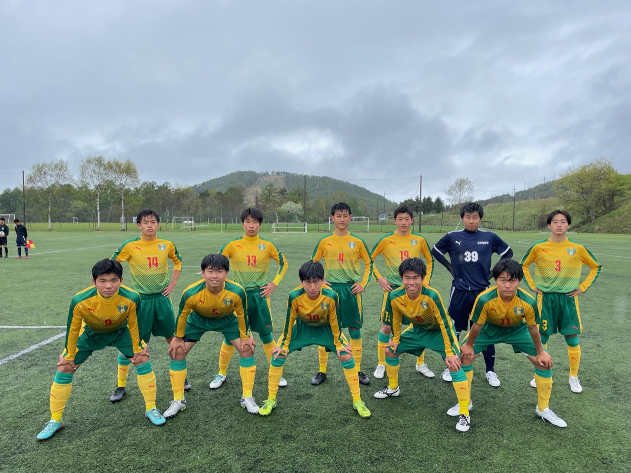 調布北高校 サッカー部 プーマ ジャージ 上下セット サイズS-M
