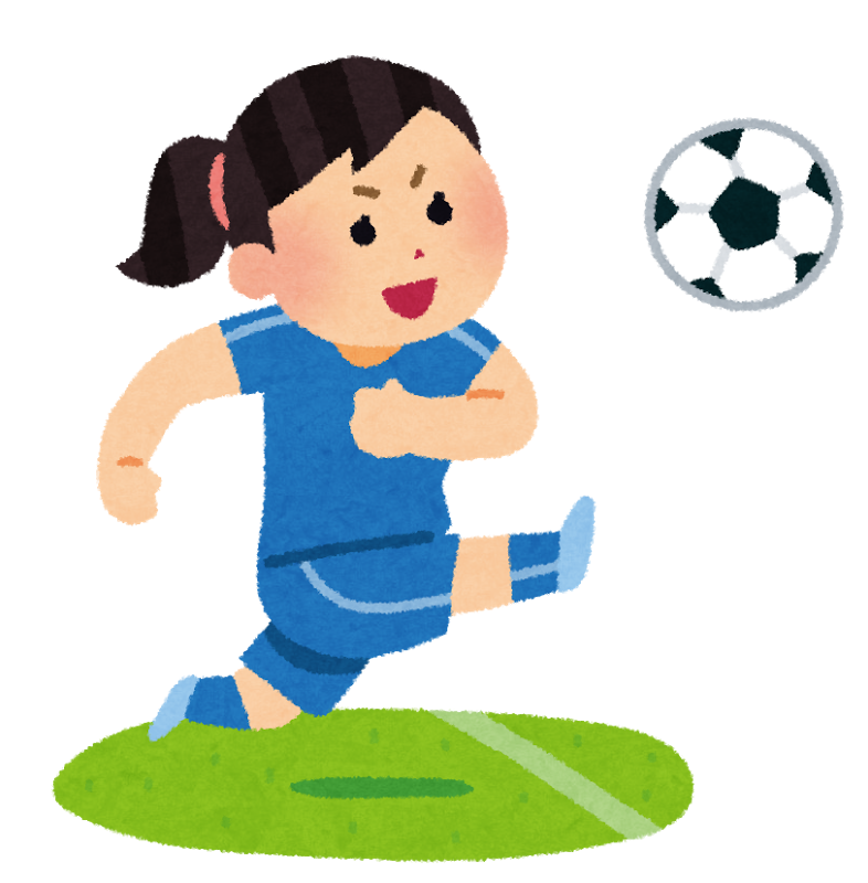 最高のコレクション 女子 サッカー イラスト トップイラストコレクション